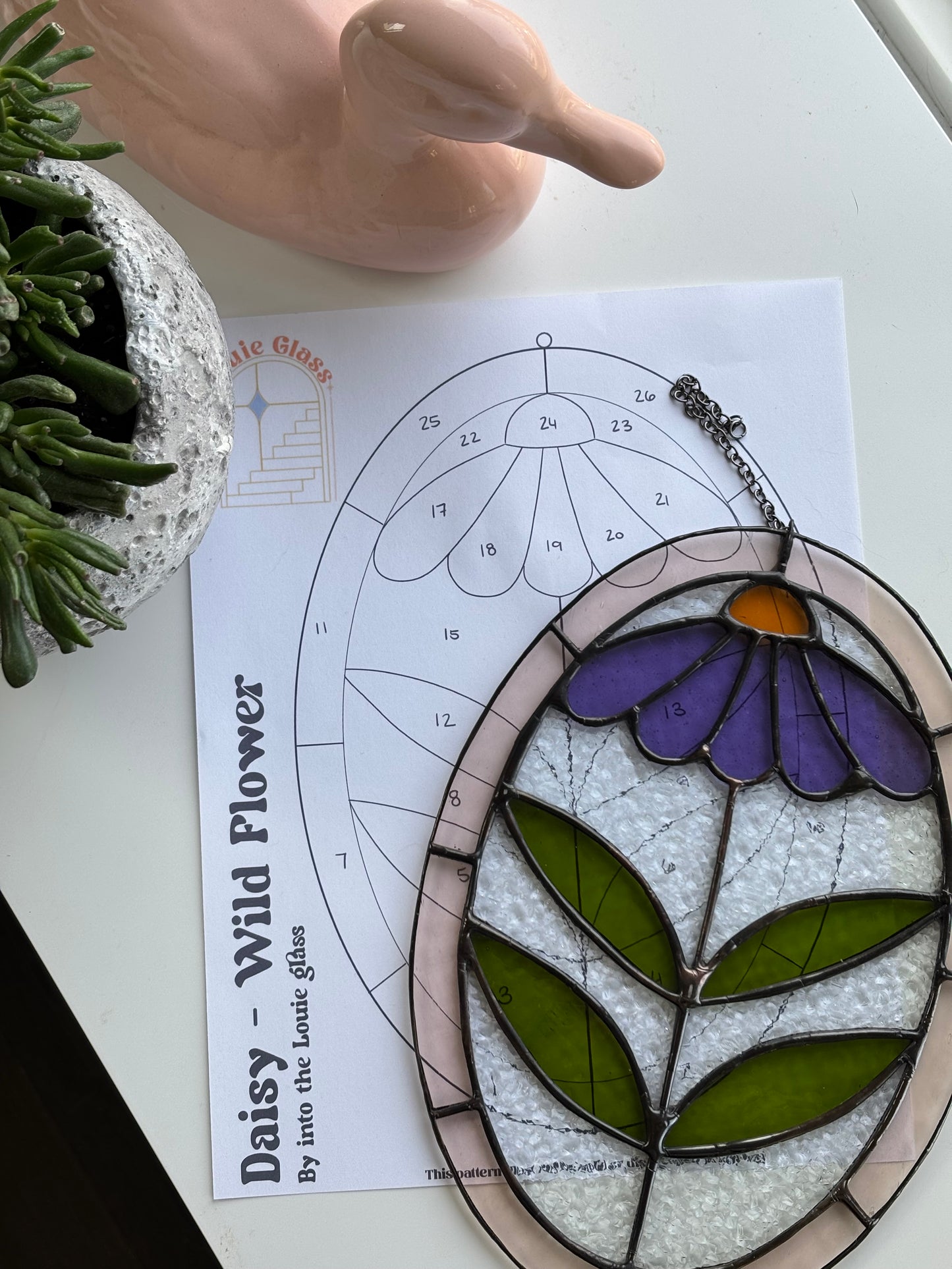 Daisy - Wild Flower - Pattern only