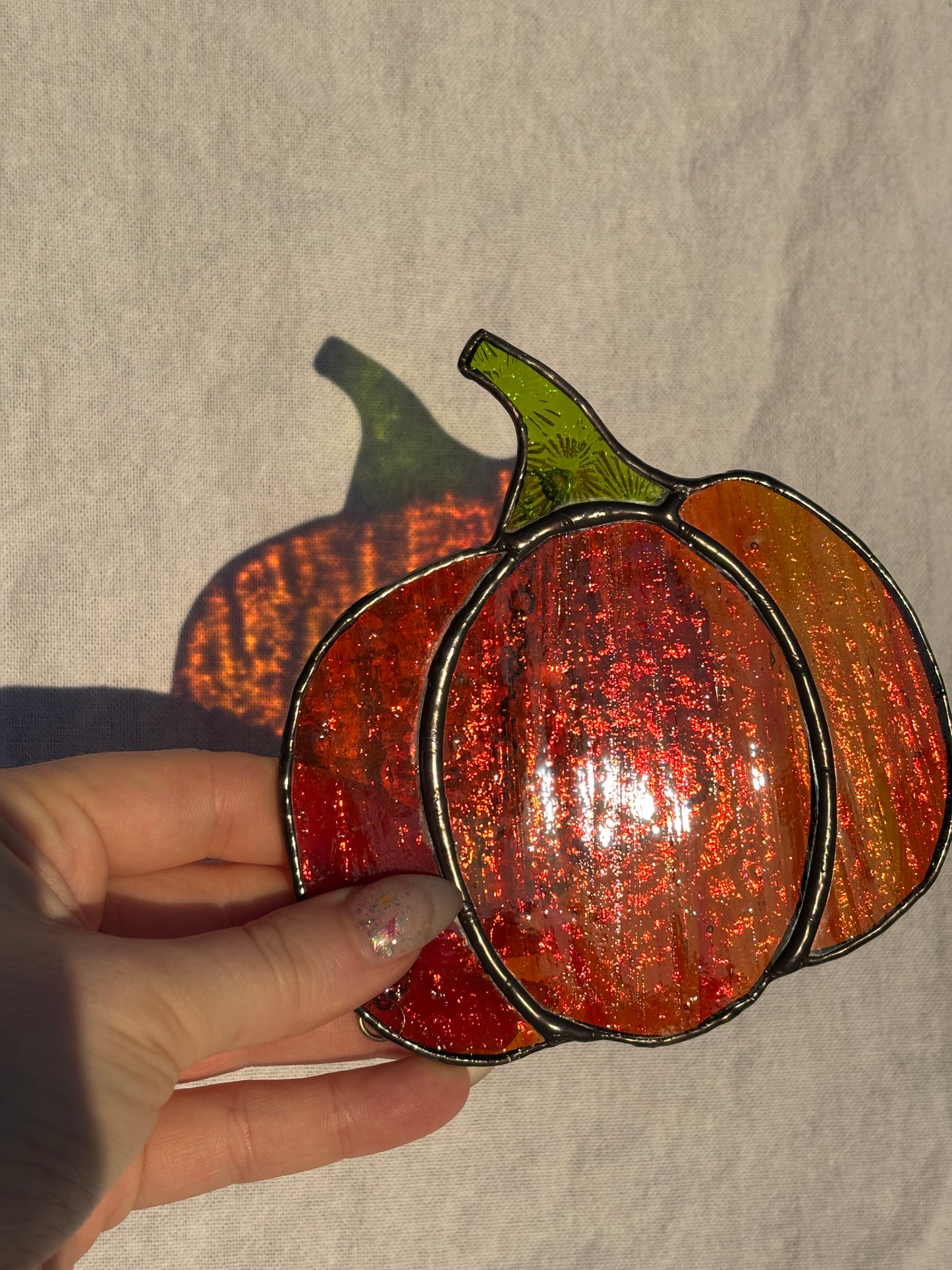 Pumpkin Sun Catcher