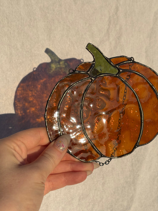 Pumpkin Sun Catcher