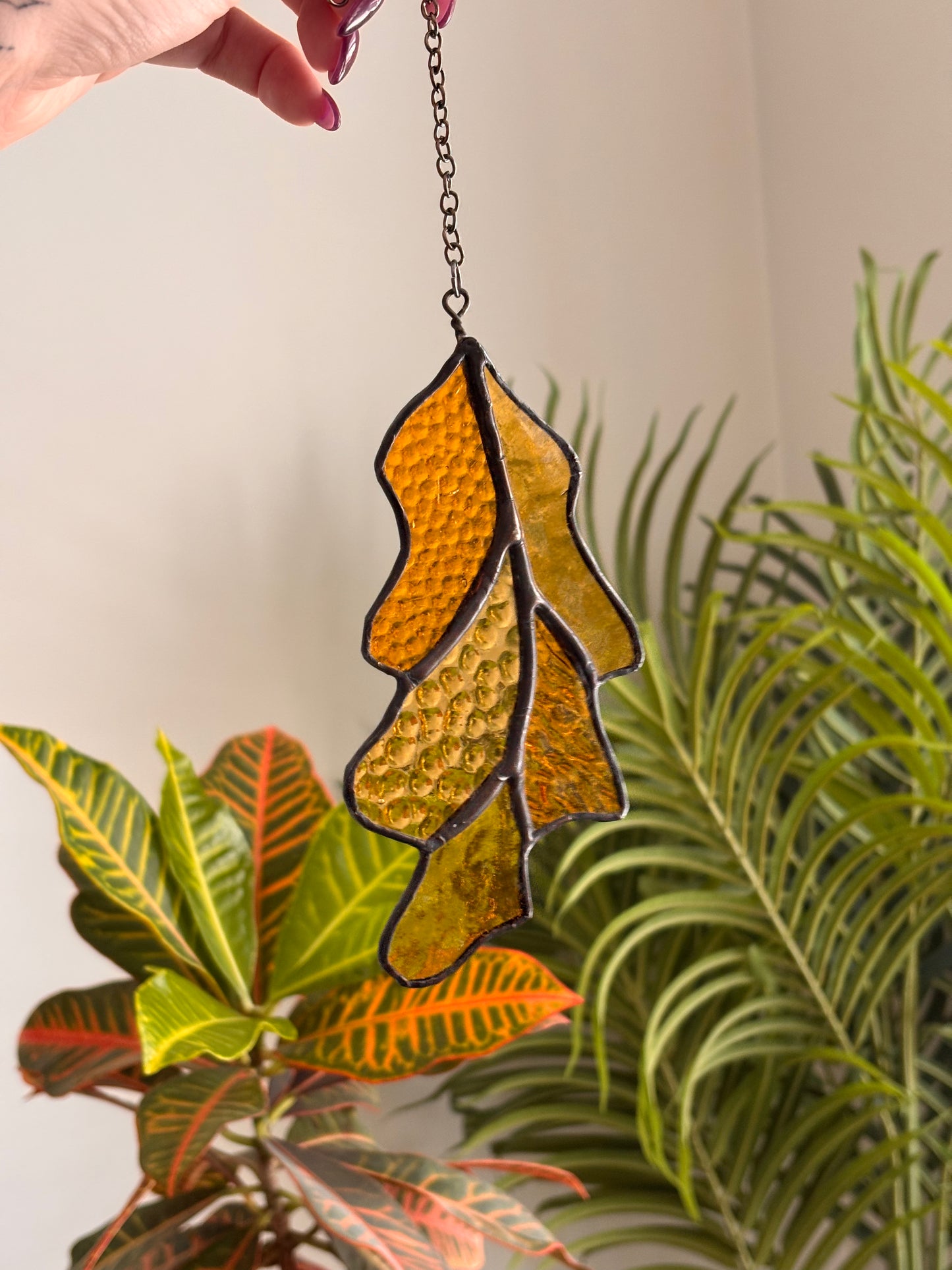 Oak Leaf Sun catcher