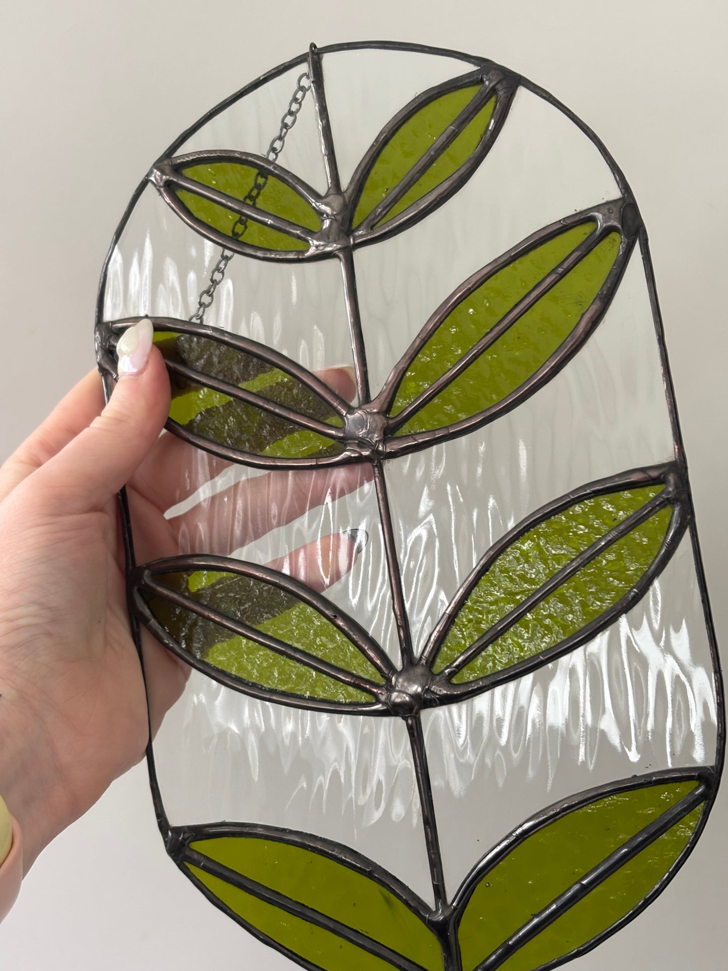 Oval - Leaves - Pattern only
