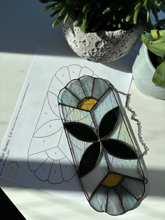 Wildflower - Oval - Pattern only